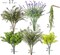 117 Bunches UV Resistant Fake Plants Outdoor – Artificial Greenery Bushes, Faux Eucalyptus Shrubs for Garden, Patio, Front Porch, Yard & Home Decor